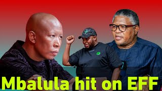 Fikile Mbalula takes a hit at The EFF Julius Malema amp Floyd Shivambu departure [upl. by Lissak]