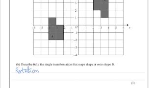 Edexcel GCSE Mathematics A 1MA01H June 2013 Q7 [upl. by Glover896]