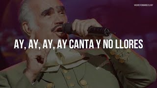 Vicente Fernández  Cielito Lindo LETRA [upl. by Nwahsud754]