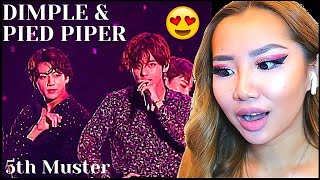 THIS WAS ILLEGAL 😵 BTS ‘DIMPLE amp PIED PIPER’ 5th Muster 😍  REACTION [upl. by Acirred]