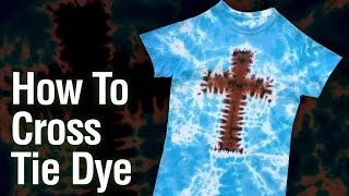 How To Make a Tie Dye Cross [upl. by Etteb263]