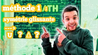 Astuce n° 13  Trouver les éléments caractéristiques dune symétrie glissante  🤔méthode 1 [upl. by Hibbert]