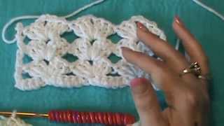 How to Crochet the quotLacy Shell Stitchquot [upl. by Magnolia515]