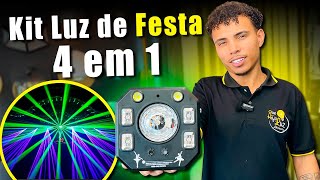 KIT DE LUZ PARA FESTAS ✨ Transforme Suas Festas com Efeitos Incríveis 🎉💡 [upl. by Derna192]