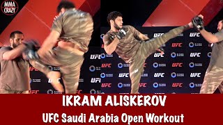 UFC Saudi Arabia Ikram Aliskerov Open Workout Highlights [upl. by Sivel]