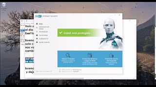 Activa ESET NOD32 Y INTERNET SECURITY FUNCIONANDO PARA WINDOWS 10 81 7 Y VISTA JUNIO 2022 [upl. by Prussian]