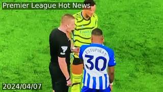 Video Liverpool fans won’t believe what Ben White did during Arsenal’s Brighton win [upl. by Ellehcirt]