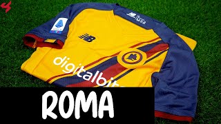 New Balance AS Roma Zaniolo 202122 Elite Third Jersey Unboxing  Review [upl. by Adorne256]