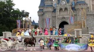 Princess Tiana Inducted as Princess Magic Kingdom Walt Disney World 10262009  Princess and Frog [upl. by Elocyn620]