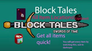 Block Tales All item locations Updated Roblox [upl. by Elman485]