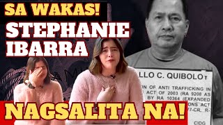 STEPHANIE IBARRA  ANG KONTROBERSYAL NA PASTORAL NI QUIBOLOY BINASAG NA ANG KATAHIMIKAN [upl. by Hgierb69]