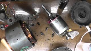 12 Hp Dual Voltage Single Phase Motor Rebuild [upl. by Etsirhc]