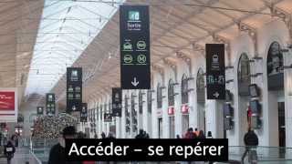 Laccessibilité en gare de Paris SaintLazare [upl. by Uyr]