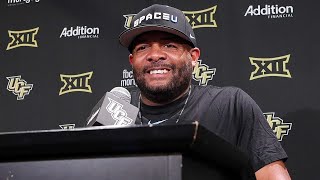 UCF Football Offensive Coordinator Tim Harris Jr Press Conference  Day 3 of Spring Practice ⚔️🏈 [upl. by Akcimehs]