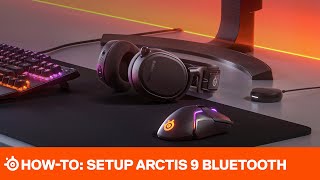 HowTo Setup Arctis 9 Bluetooth [upl. by Jethro999]