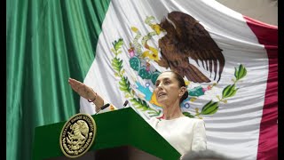 ClaudiaPrimeraPresidenta  Toma de protesta de Claudia Sheinbaum como Presidenta de México [upl. by Vastha]