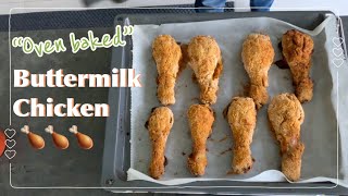 Oven Baked Buttermilk Chicken karnemelk kip oven 버터밀크 치킨오븐요리 [upl. by Irwin]