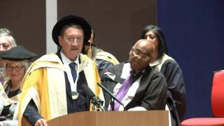 Steven Knight receives Honorary Doctorate from BCU [upl. by Ecirtahs]