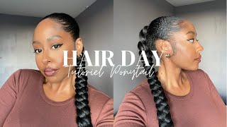 TUTORIEL Comment faire une ponytail [upl. by Enerehs561]