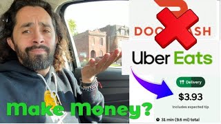 DoorDash Pay Update Can I Make the Same Money with ONLY Uber Eats Day 1 [upl. by Leilah]