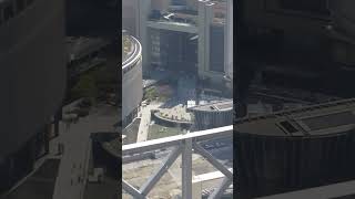 Ōsaka Station from Ōsaka Sky Building [upl. by Nylsaj]