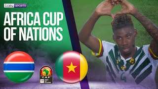 Gambia vs Cameroon  AFCON 2023 HIGHLIGHTS  01232024  beIN SPORTS USA [upl. by Beedon567]