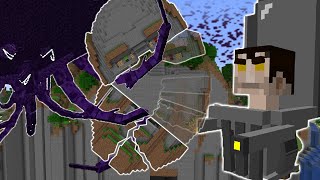 I Spawn Wither Storm amp Gman Inside The Temple of Notch in Minecraft [upl. by Tsai116]