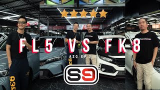 S9TV Vol74  มาชมรีวิว FL5 vs FK8 ใน AZC EP3 [upl. by Nwadrebma7]