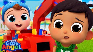 Baby John Goes to School  Little Angel Kids Songs amp Nursery Rhymes [upl. by Ylloh782]