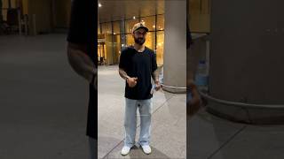 Virat Kohli is back in India😍  Spotted at Mumbai Airport [upl. by Lihka]