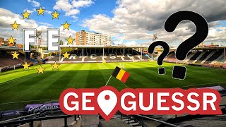 GeoGuessr  Stadiums of Belgium  FootyEurope [upl. by Neerac658]