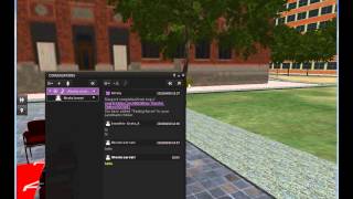 How to use the chat and map features in Kokua viewer  OpenSimulator [upl. by Helbonnas]