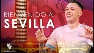 Lucas Ocampos  Welcome to Sevilla  Best Goals Skills Assists Passes [upl. by Idnas]