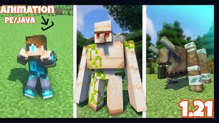 Best Realistic Animation mods for minecraft pocket edition 😱  minecraft realistic animation [upl. by Berkin]