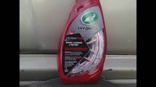 turtle wax hyper foam wheel cleaner will this remove heavy grime off black wheel barrel [upl. by Menard]