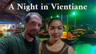 A Night in Vientiane  A Border Run to Laos  South East Asia [upl. by Lorrad]