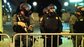 Police Use Force Against Occupy Oakland Demonstrators  October 25 2011 [upl. by Enyak]