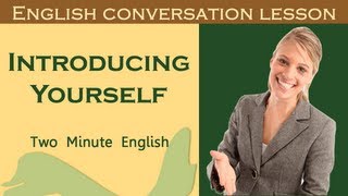 Introducing Yourself  How to Introduce Yourself In English [upl. by Cece]