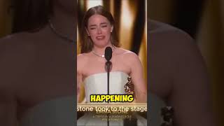 Emma Stone Recreates Her Iconic iCarly Moment at the Oscars emmastone icarly shorts [upl. by Ahsekram]