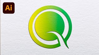 How to make Q logo in adobe illustrator  Alphabet letter logo  Business logo design [upl. by Lauretta327]