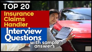 Insurance Claims Handler Interview Questions And Answers for 2024 [upl. by Rubin]