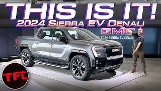 WORLD DEBUT Is the Allnew GMC Sierra EV Denali the BEST Electric Truck Yet Heres the Full Tour [upl. by Isolda692]