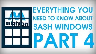 Restoring Sash Windows  Replacing The Sash Cord [upl. by Lula616]