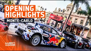 Opening Ceremony Highlights  WRC Rallye MonteCarlo 2024 [upl. by Ayirp817]