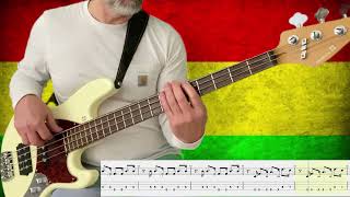 Bob Marley  Guiltiness  Bass Cover  Tab [upl. by Jilli607]