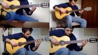 Por Una Cabeza Carlos Gardel Tango fingerpicking guitar [upl. by Acemahs146]