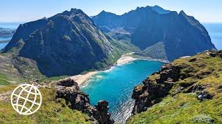 Lofoten Norway Amazing Places 4K [upl. by Aelhsa]