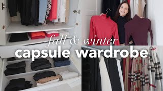 Building My FALL amp WINTER Capsule Wardrobe 2024 Seasonal Wardrobe Switchover [upl. by Einahpit]