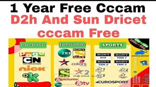 1 Year Free Cccam Sever 2022 365 Day Free line 2023 Videocon free cccam Dishtv Free cccam Sever [upl. by Docilla367]