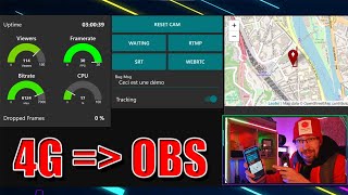 Tuto Régie de Stream DIY et Opensource  Récupérer un flux vidéo en 4G RTMP SRT WebRTC [upl. by Heyra]
